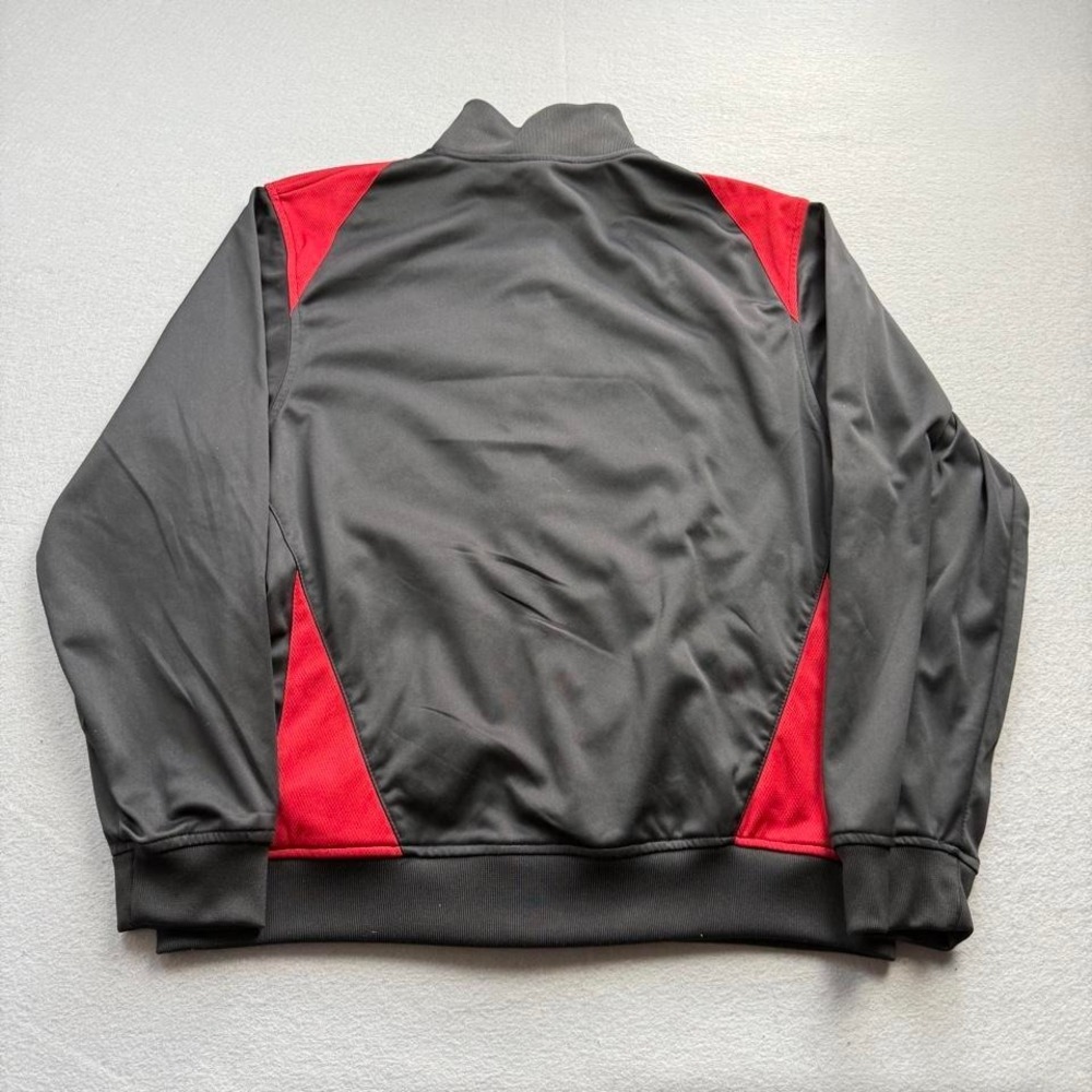 Starter Black Red Full Zip Track Jacket Men's Large - Picture 5 of 6